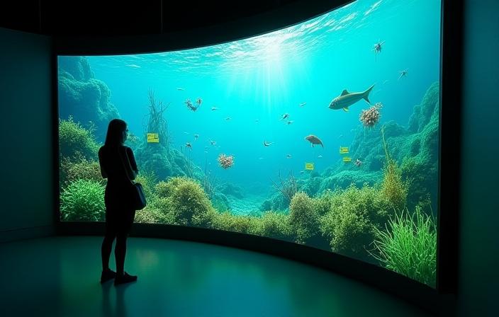 Écosystème Interactif - Simulation 3D pour musée